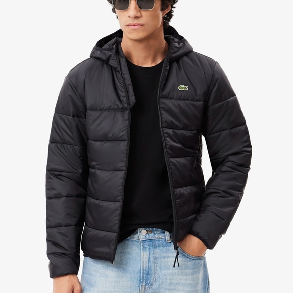 Lacoste Men's Water-Repellent Quilted Puffer Jacket - Picture 1 of 6